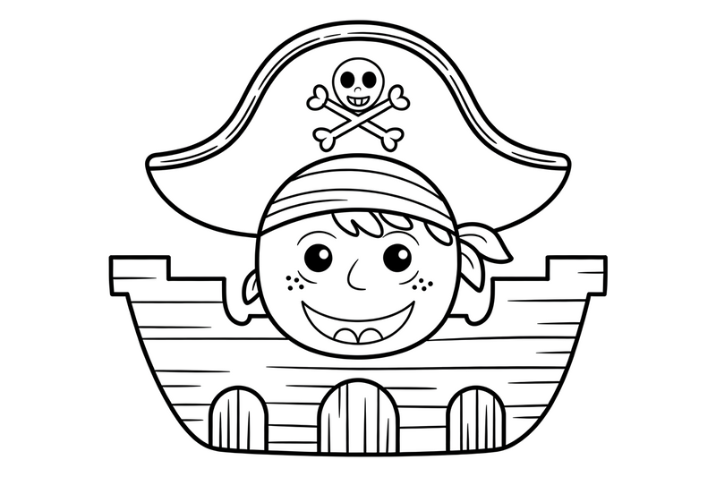 Pirate Fort – Pirate Fort Raid coloring page