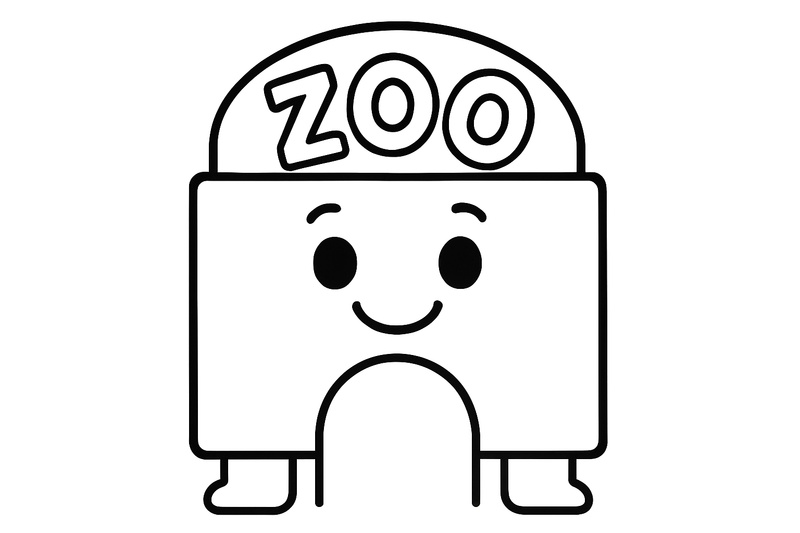 Zoo – Zoo Day coloring page