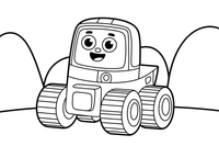 Space Rover – Space Rover Trails coloring page