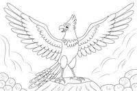 Phoenix Peak – Phoenix Legends coloring page