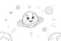 Mars – Mars coloring page