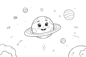 Mars – Mars coloring page