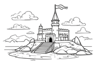 Pirate Fort Cannon – Pirate Fort Raid coloring page