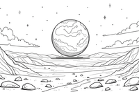 Mars – Mars coloring page