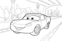 Car city – Car City Driving Scenes coloring page