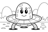 Martian Signal – Martian Explorers coloring page