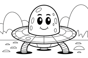 Martian Signal – Martian Explorers coloring page