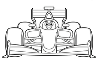 Formula 1 Podium – Formula 1 Speed coloring page