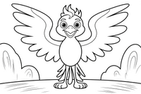 Phoenix Ashes – Phoenix Legends coloring page