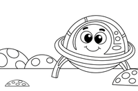 Martian Observatory – Martian Explorers coloring page