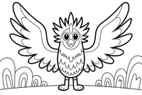 Phoenix Mirage – Phoenix Legends coloring page