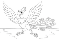 Phoenix Mirage – Phoenix Legends coloring page